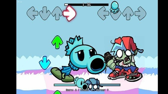 黑色星期五之夜pvz寒冰射手模组(FNF: VS 寒冰射手)0